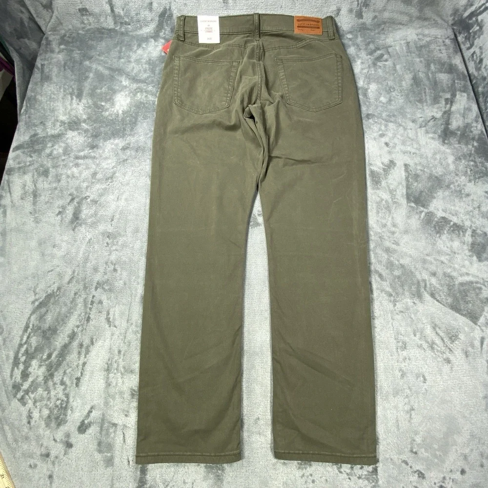 Lucky Brand Men's Slim Straight Jeans Olive Green